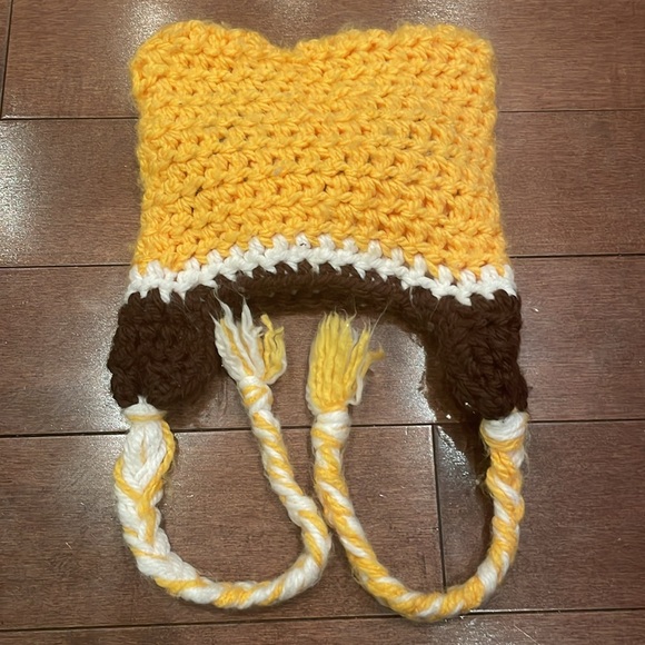 Handmade Crochet SpongeBob Hat - Picture 4 of 4
